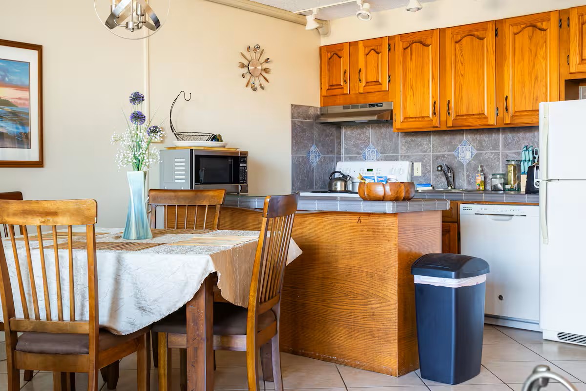 Kitchen and Dining are
